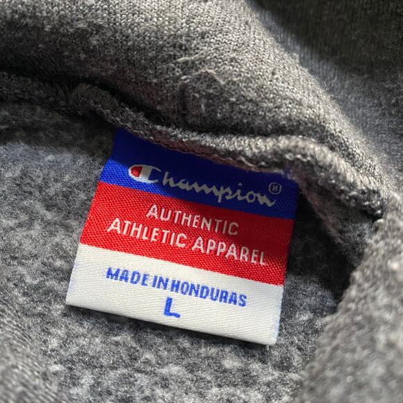 University of Washington Huskies Champion Grey Purple Hoodie Size Large - Picture 3 of 5